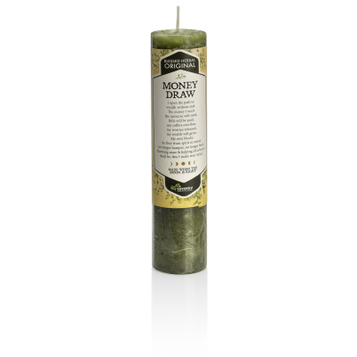 Blessed Herbal Money Draw Candle